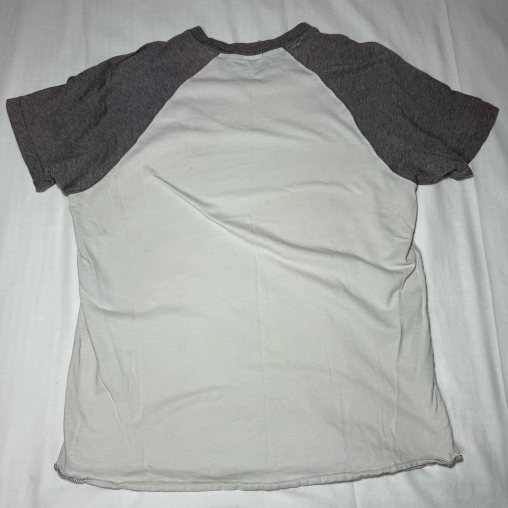 VTG 90s Abercrombie & Fitch Moose Raglan Muscle Tee Mens XL Single Stitch USA - Picture 8 of 8